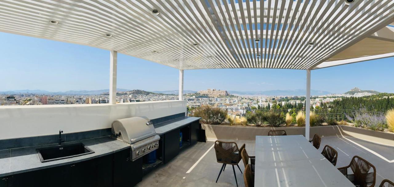 Acropolis Residence #Rooftop#360-Degree City Views #Unoblu Atenas Exterior foto