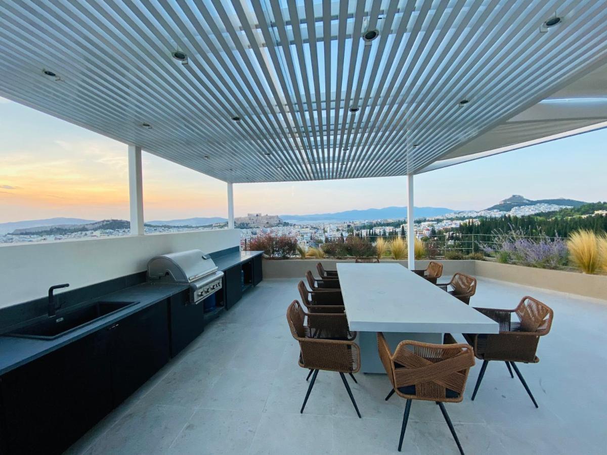 Acropolis Residence #Rooftop#360-Degree City Views #Unoblu Atenas Exterior foto